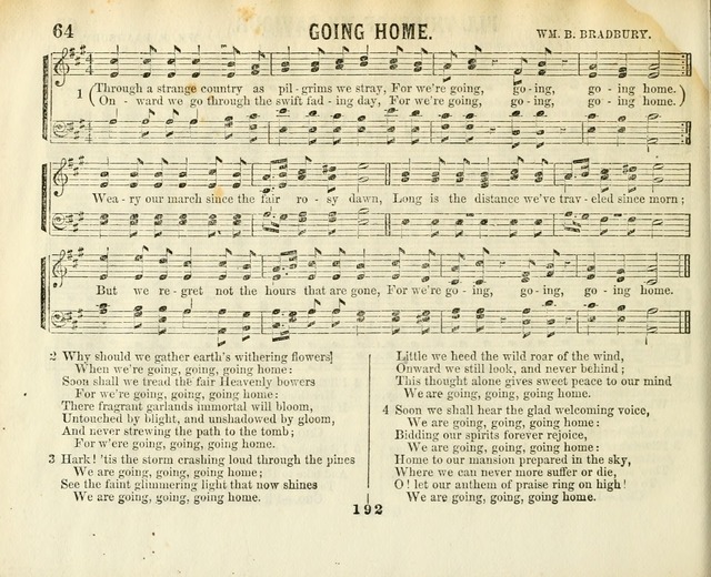 The New Golden Shower: containing the Gems of the "Golden Shower," with about one-half additional (new) pieces, designed for sunday schools, social, missionary and temperance meetings page 64