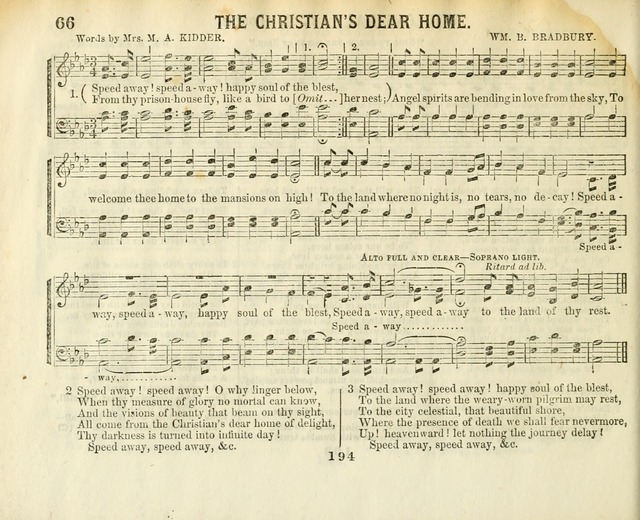 The New Golden Shower: containing the Gems of the "Golden Shower," with about one-half additional (new) pieces, designed for sunday schools, social, missionary and temperance meetings page 66