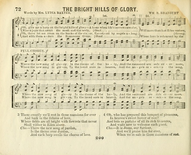 The New Golden Shower: containing the Gems of the "Golden Shower," with about one-half additional (new) pieces, designed for sunday schools, social, missionary and temperance meetings page 72