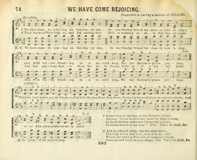 The New Golden Shower: containing the Gems of the "Golden Shower," with about one-half additional (new) pieces, designed for sunday schools, social, missionary and temperance meetings page 74