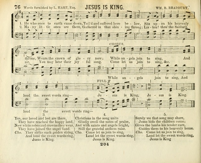 The New Golden Shower: containing the Gems of the "Golden Shower," with about one-half additional (new) pieces, designed for sunday schools, social, missionary and temperance meetings page 76