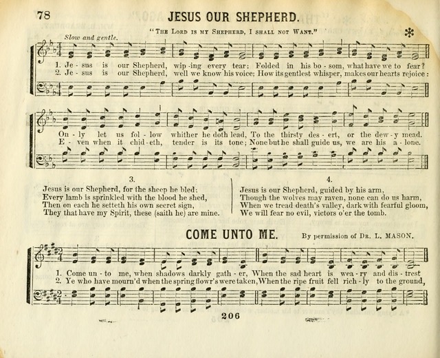 The New Golden Shower: containing the Gems of the "Golden Shower," with about one-half additional (new) pieces, designed for sunday schools, social, missionary and temperance meetings page 78