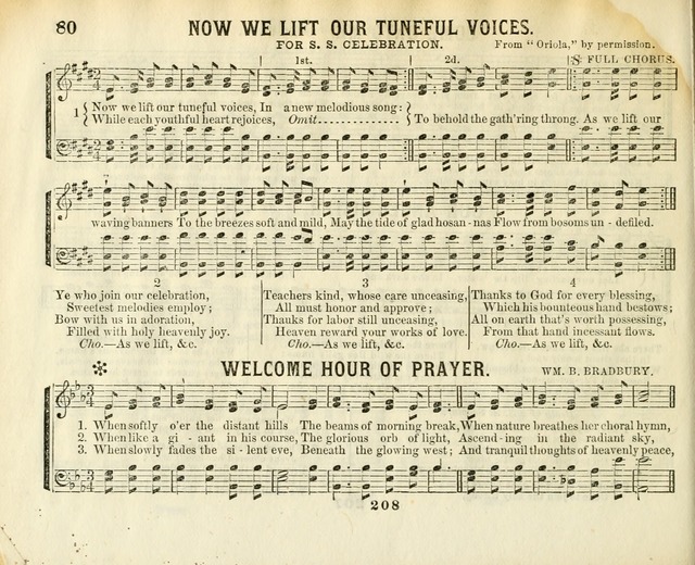 The New Golden Shower: containing the Gems of the "Golden Shower," with about one-half additional (new) pieces, designed for sunday schools, social, missionary and temperance meetings page 80