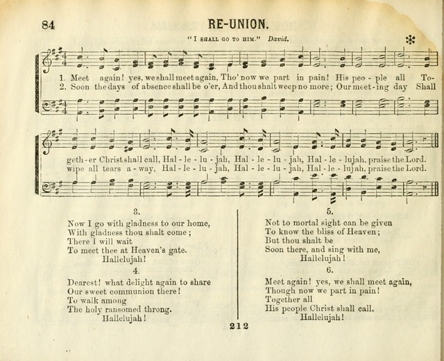 The New Golden Shower: containing the Gems of the "Golden Shower," with about one-half additional (new) pieces, designed for sunday schools, social, missionary and temperance meetings page 84