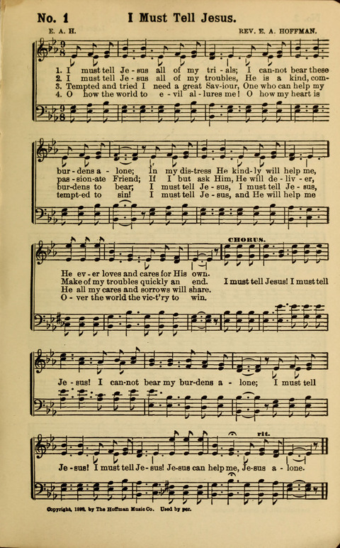 The New Gospel Song Book: A Rare Collection of Songs designed for Christian Work and Worship page 1