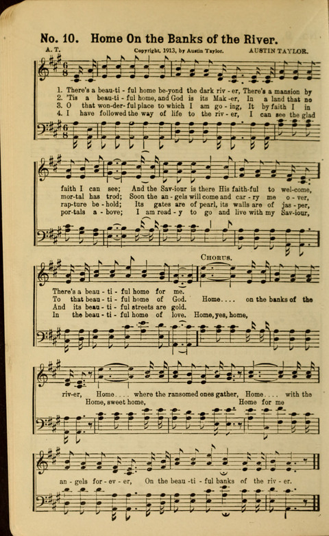 The New Gospel Song Book: A Rare Collection of Songs designed for Christian Work and Worship page 10