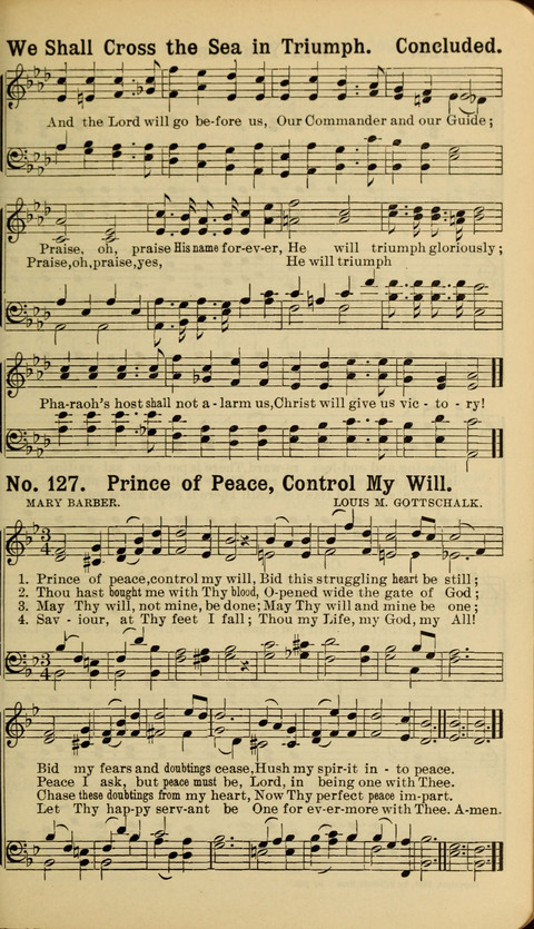 The New Gospel Song Book: A Rare Collection of Songs designed for Christian Work and Worship page 127