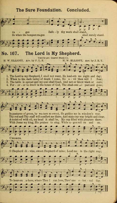 The New Gospel Song Book: A Rare Collection of Songs designed for Christian Work and Worship page 167