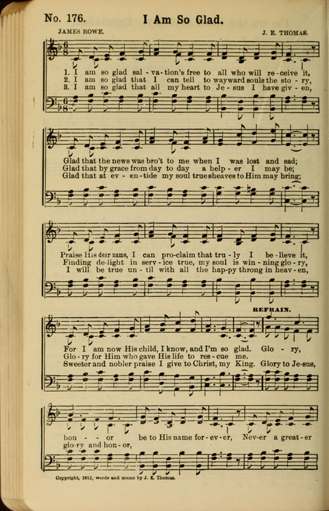 The New Gospel Song Book: A Rare Collection of Songs designed for Christian Work and Worship page 176