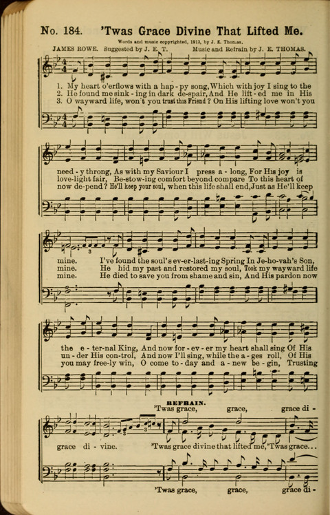 The New Gospel Song Book: A Rare Collection of Songs designed for Christian Work and Worship page 184