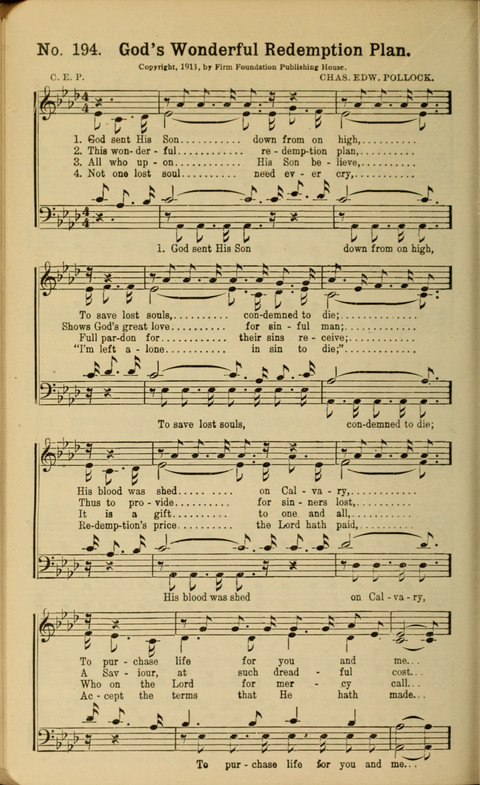 The New Gospel Song Book: A Rare Collection of Songs designed for Christian Work and Worship page 204