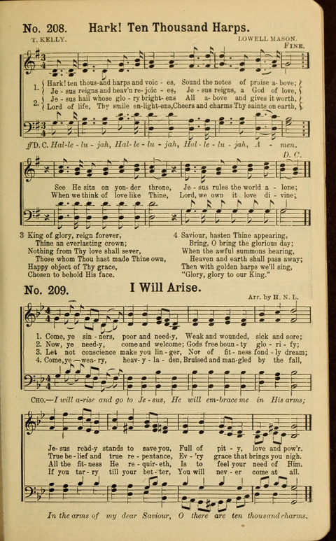 The New Gospel Song Book: A Rare Collection of Songs designed for Christian Work and Worship page 213