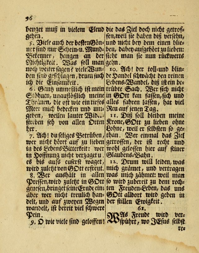 Nachklang zum Gesäng der einsamen Turtel Taube, enthaltend eine neue Sammlung Geistlicher Lieder page 179