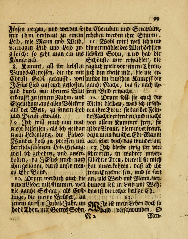 Nachklang zum Gesäng der einsamen Turtel Taube, enthaltend eine neue Sammlung Geistlicher Lieder page 182