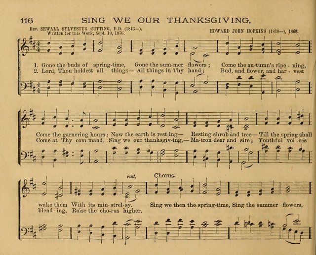 The New Hymnary: a collection of hymns and tunes for Sunday Schools page 120