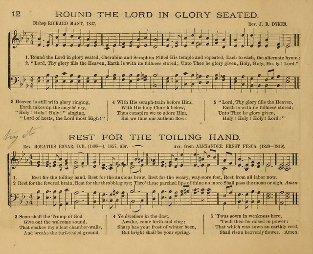 The New Hymnary: a collection of hymns and tunes for Sunday Schools page 14