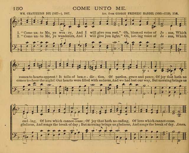 The New Hymnary: a collection of hymns and tunes for Sunday Schools page 154