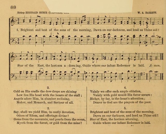 The New Hymnary: a collection of hymns and tunes for Sunday Schools page 90