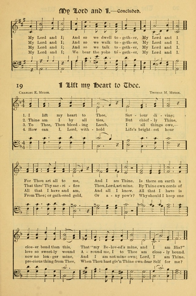 Northfield Hymnal: for use in evangelistic and church services, conventions, sunday schools, and all prayer and social meetings of the church and home page 19