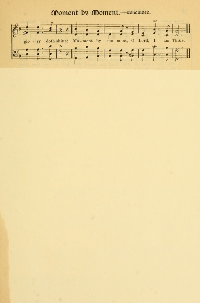 Northfield Hymnal: for use in evangelistic and church services, conventions, sunday schools, and all prayer and social meetings of the church and home page 37