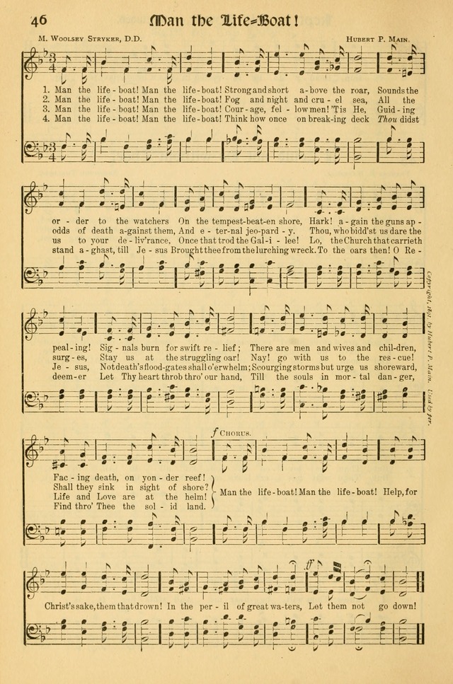 Northfield Hymnal: for use in evangelistic and church services, conventions, sunday schools, and all prayer and social meetings of the church and home page 46