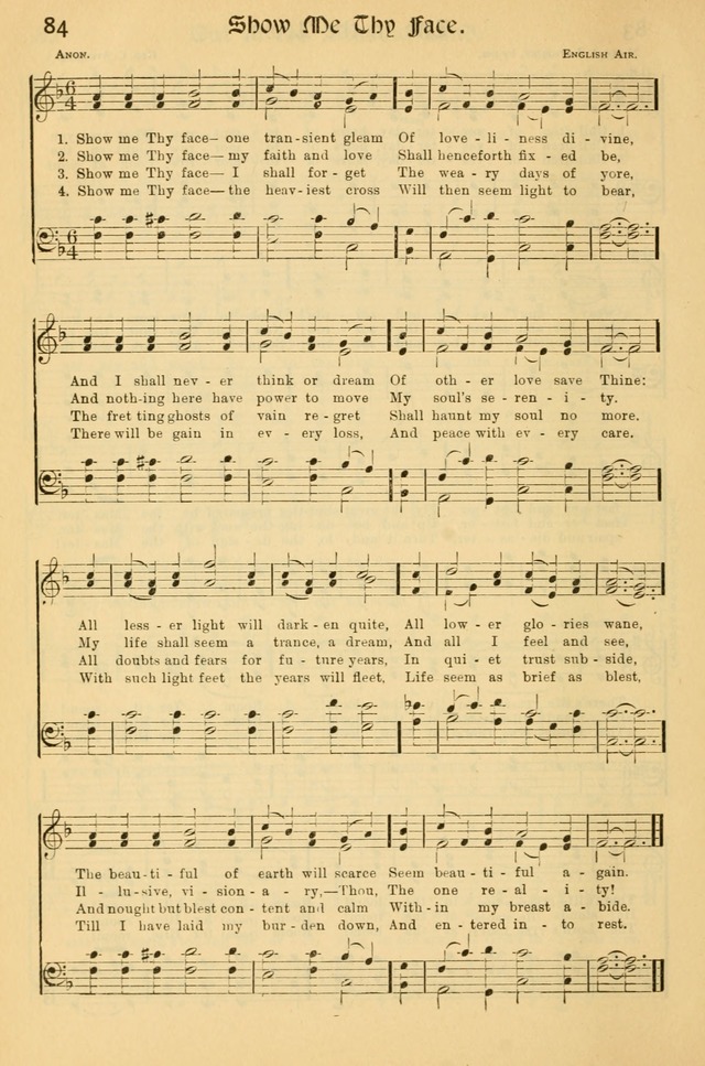 Northfield Hymnal: for use in evangelistic and church services, conventions, sunday schools, and all prayer and social meetings of the church and home page 84