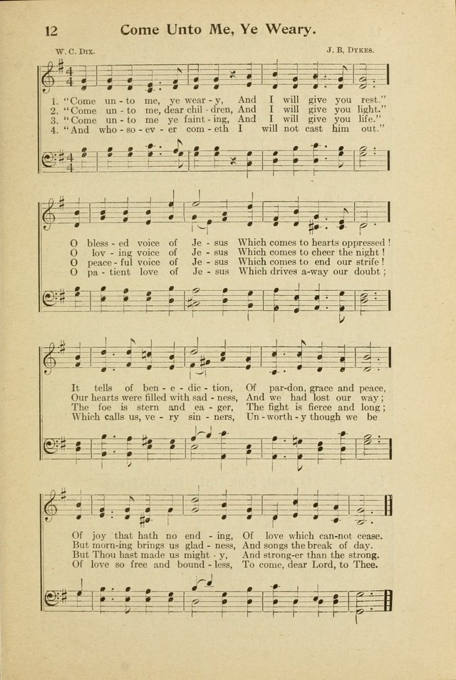 Northfield Hymnal No. 2 page 10