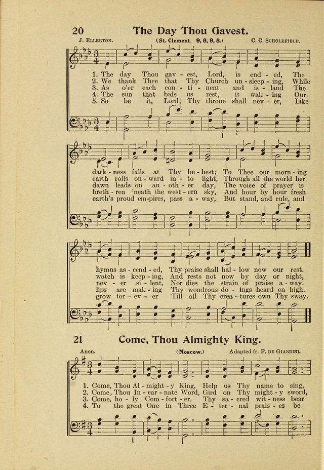 Northfield Hymnal No. 2 page 15