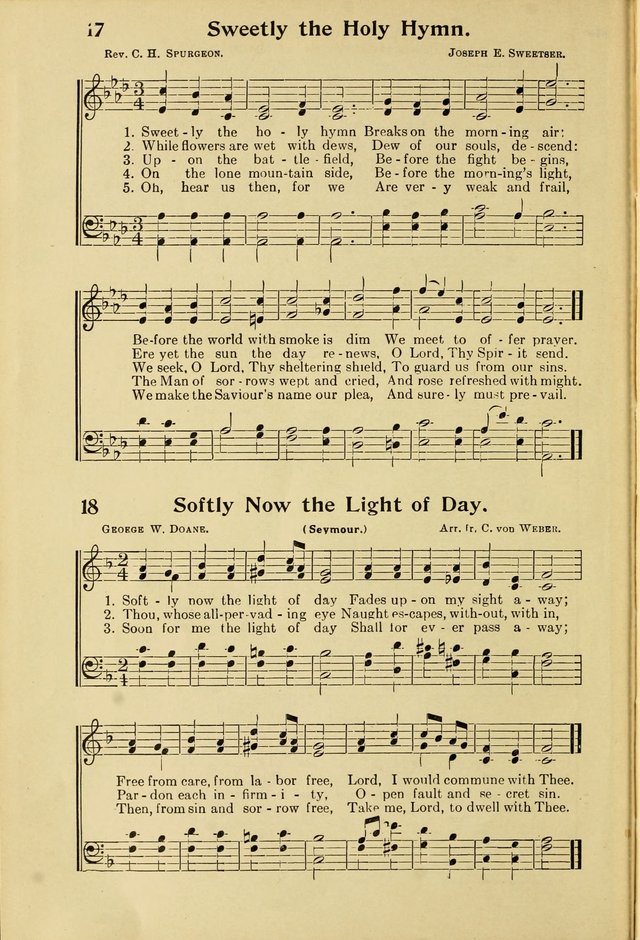 Northfield Hymnal No. 3 page 17