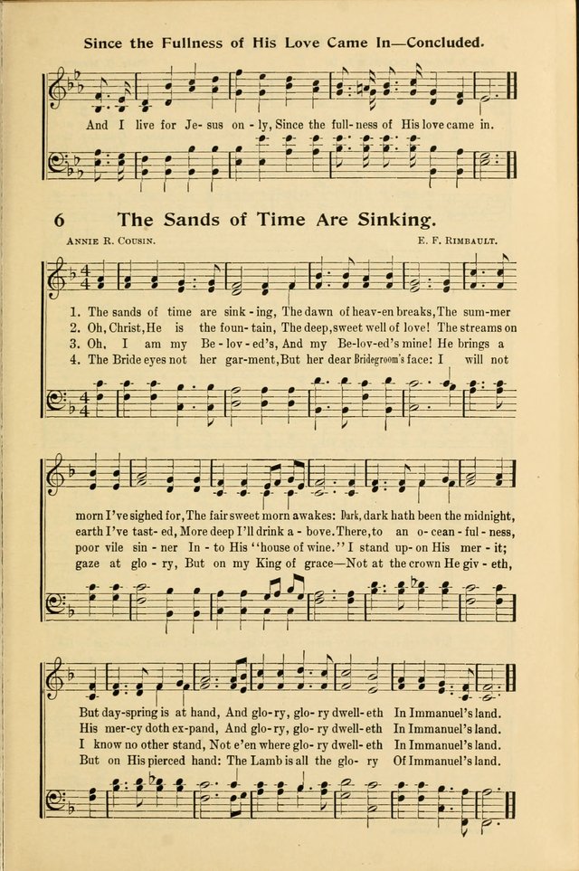 Northfield Hymnal No. 3 page 6