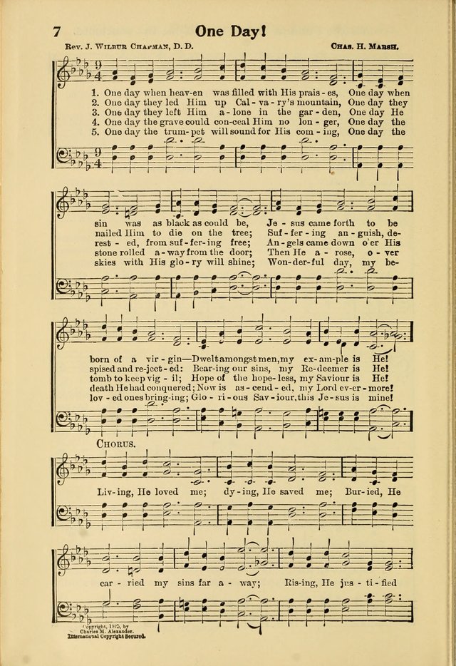 Northfield Hymnal No. 3 page 7