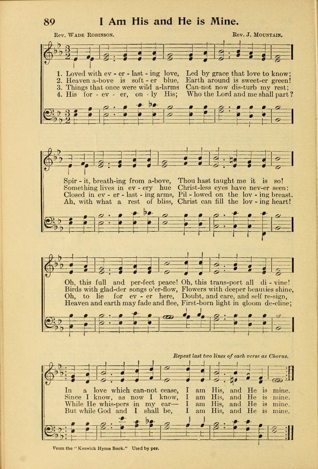 Northfield Hymnal No. 3 page 73