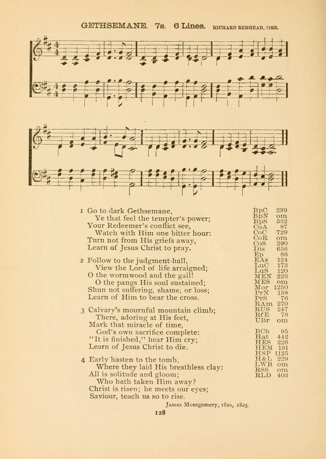 The National Hymn Book of the American Churches: comprising the hymns which are common to the hymnaries of the Baptists, Congregationalists, Episcopalians, Lutherans, Methodists, Presbyterians... page 128