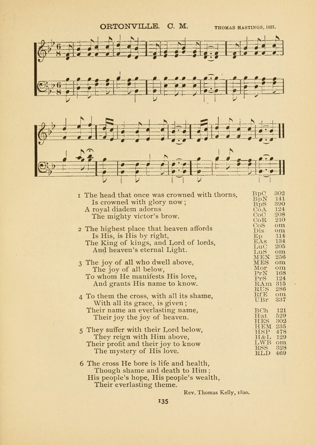 The National Hymn Book of the American Churches: comprising the hymns which are common to the hymnaries of the Baptists, Congregationalists, Episcopalians, Lutherans, Methodists, Presbyterians... page 135