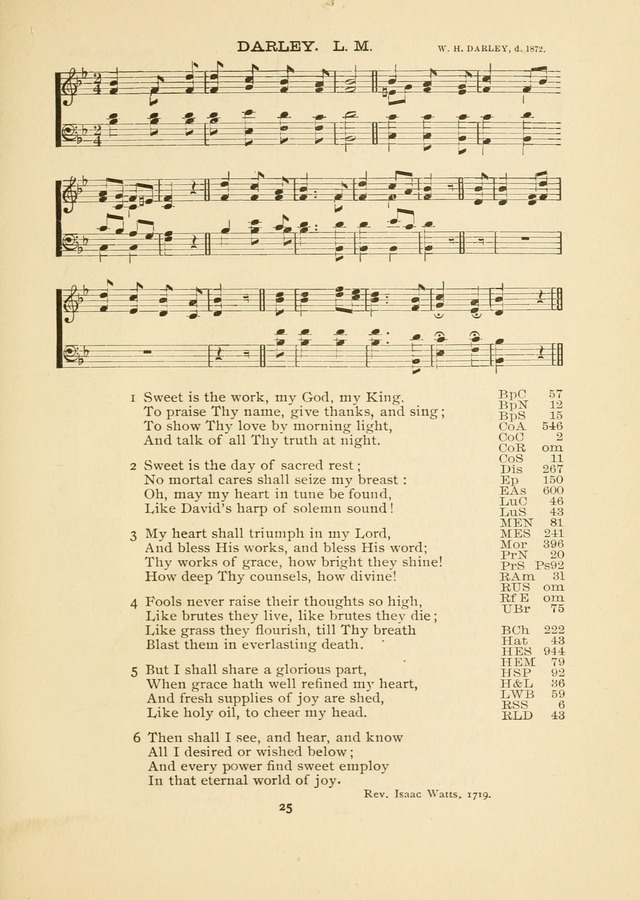 The National Hymn Book of the American Churches: comprising the hymns which are common to the hymnaries of the Baptists, Congregationalists, Episcopalians, Lutherans, Methodists, Presbyterians... page 25