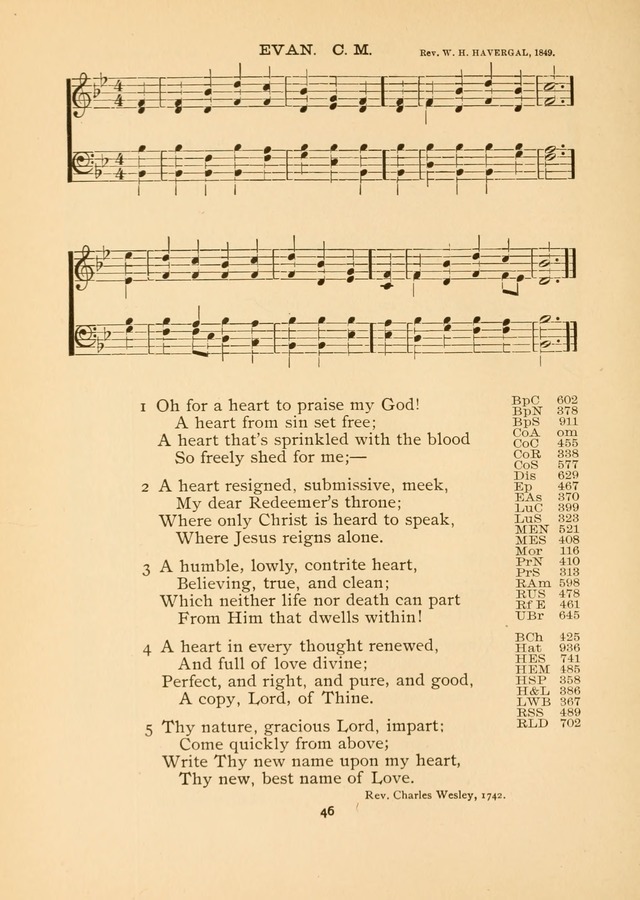 The National Hymn Book of the American Churches: comprising the hymns which are common to the hymnaries of the Baptists, Congregationalists, Episcopalians, Lutherans, Methodists, Presbyterians... page 46