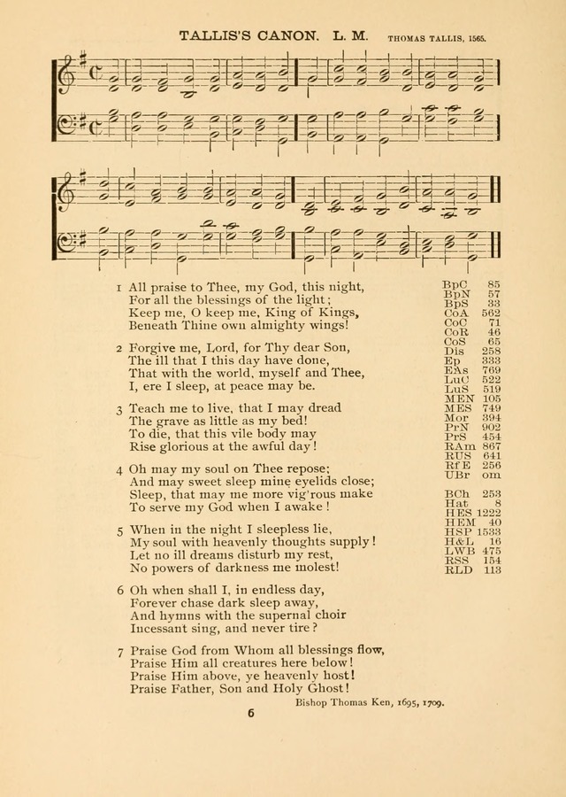 The National Hymn Book of the American Churches: comprising the hymns which are common to the hymnaries of the Baptists, Congregationalists, Episcopalians, Lutherans, Methodists, Presbyterians... page 6