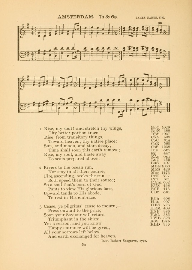 The National Hymn Book of the American Churches: comprising the hymns which are common to the hymnaries of the Baptists, Congregationalists, Episcopalians, Lutherans, Methodists, Presbyterians... page 60