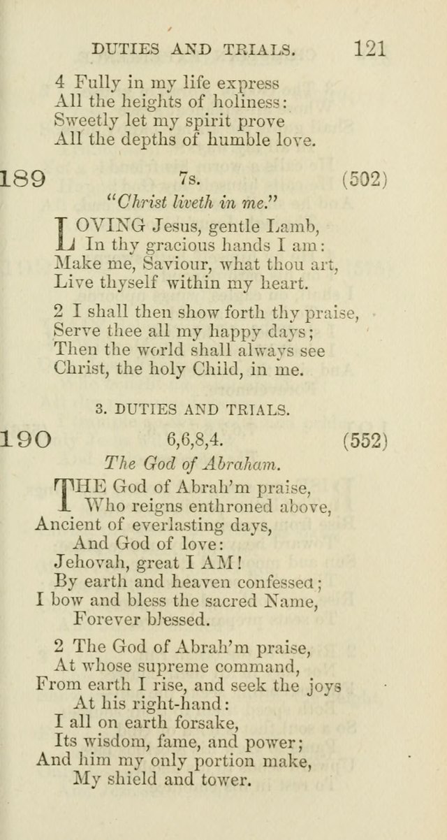 The New Hymn Book: a Collection of Hymns for Public,                       Social, and Domestic Worship page 126