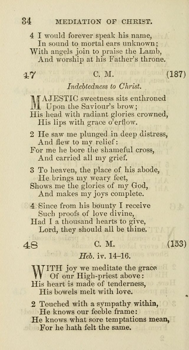 The New Hymn Book: a Collection of Hymns for Public,                       Social, and Domestic Worship page 39