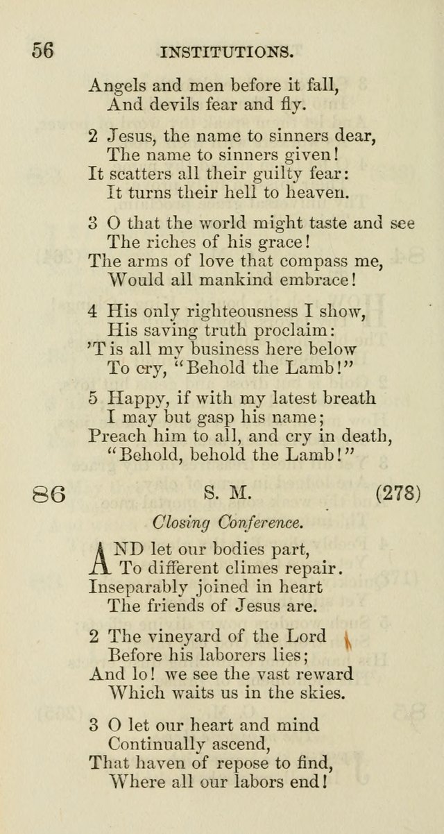 The New Hymn Book: a Collection of Hymns for Public,                       Social, and Domestic Worship page 61