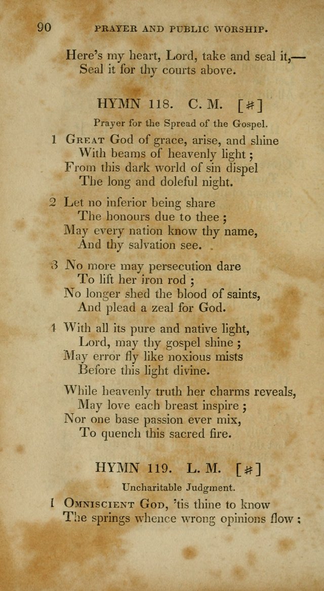 The New Hymn Book, Designed for Universalist Societies: compiled from approved authors, with variations and additions. Second Ed. page 101