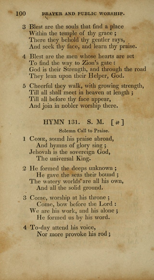 The New Hymn Book, Designed for Universalist Societies: compiled from approved authors, with variations and additions. Second Ed. page 111