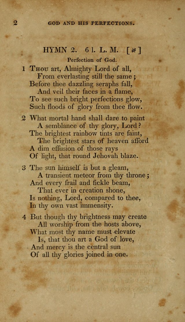 The New Hymn Book, Designed for Universalist Societies: compiled from approved authors, with variations and additions. Second Ed. page 13