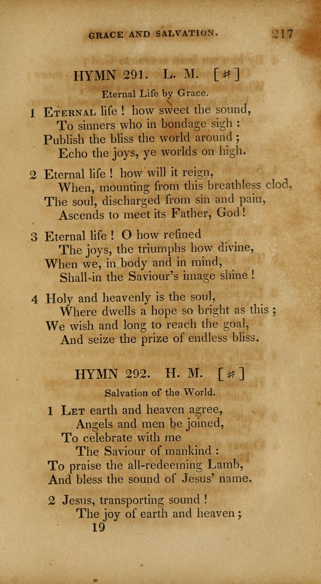 The New Hymn Book, Designed for Universalist Societies: compiled from approved authors, with variations and additions. Second Ed. page 228