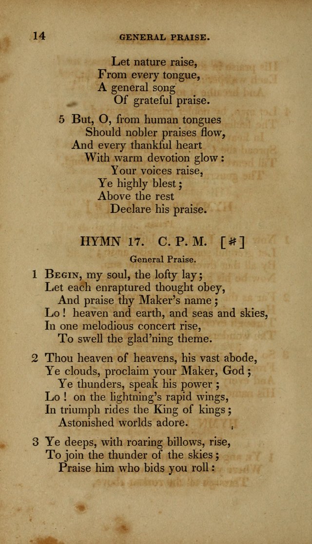 The New Hymn Book, Designed for Universalist Societies: compiled from approved authors, with variations and additions. Second Ed. page 25