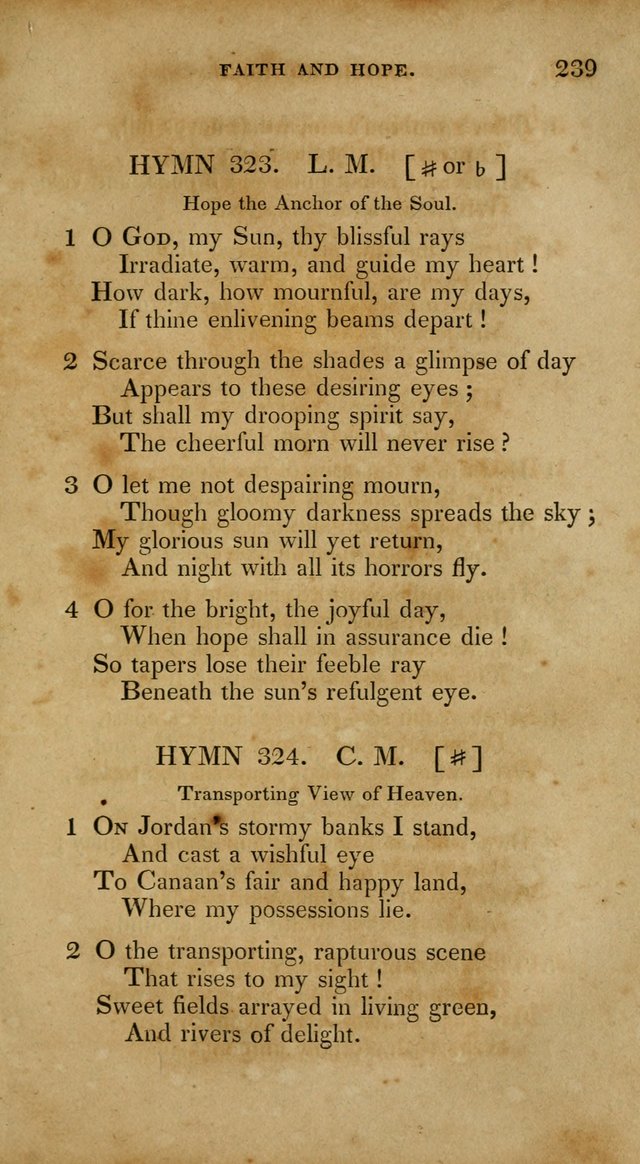 The New Hymn Book, Designed for Universalist Societies: compiled from approved authors, with variations and additions. Second Ed. page 250