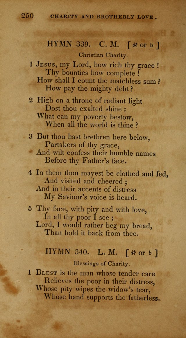 The New Hymn Book, Designed for Universalist Societies: compiled from approved authors, with variations and additions. Second Ed. page 261