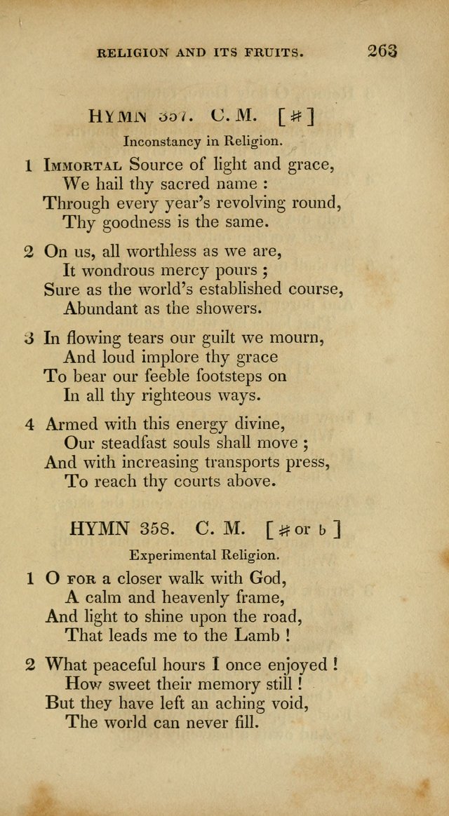 The New Hymn Book, Designed for Universalist Societies: compiled from approved authors, with variations and additions. Second Ed. page 274