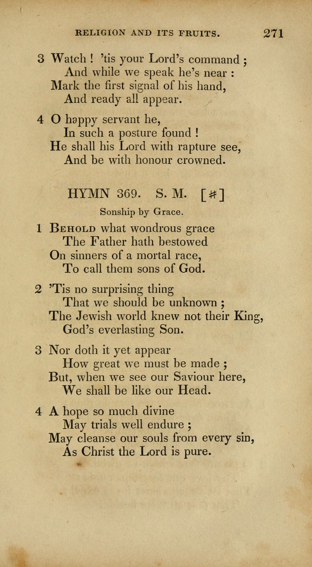 The New Hymn Book, Designed for Universalist Societies: compiled from approved authors, with variations and additions. Second Ed. page 282